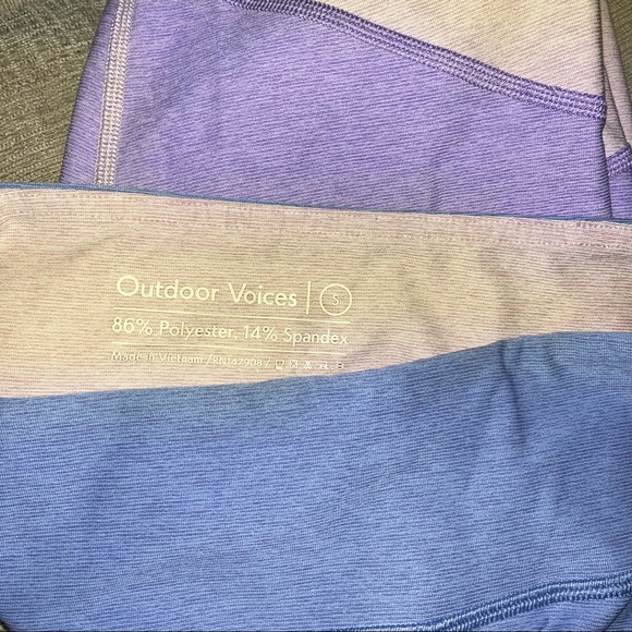Outdoor Voices 7/8 Tri Color leggings - Picture 5 of 5